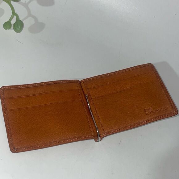 Ralph Lauren Tan Leather Card Holder - Picture 8 of 11